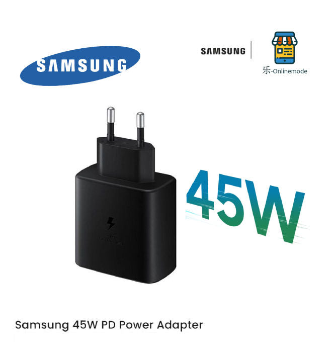 Samsung 45W USB-C PD Super Fast Charging Wall Adapter (No Cable)