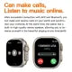 T800 Ultra Smart Watch for Men Women 1.99" Screen Touch Bluetooth Call Sports Heart Rate Sleeping Monitoring Smartwatch Series