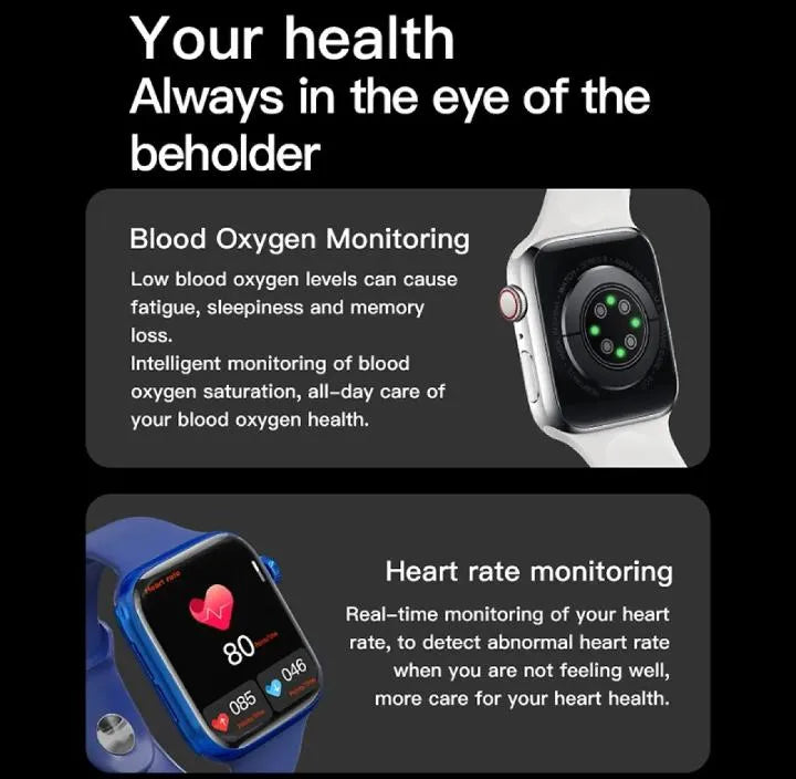 Watch 9 Max Smart Watch Men Women Series 8 Bluetooth Call NFC Wireless Charging Smartwatch