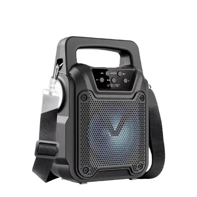 Solar-Powered Wireless Bluetooth Speaker – Outdoor Portable with Dual Solar Panels