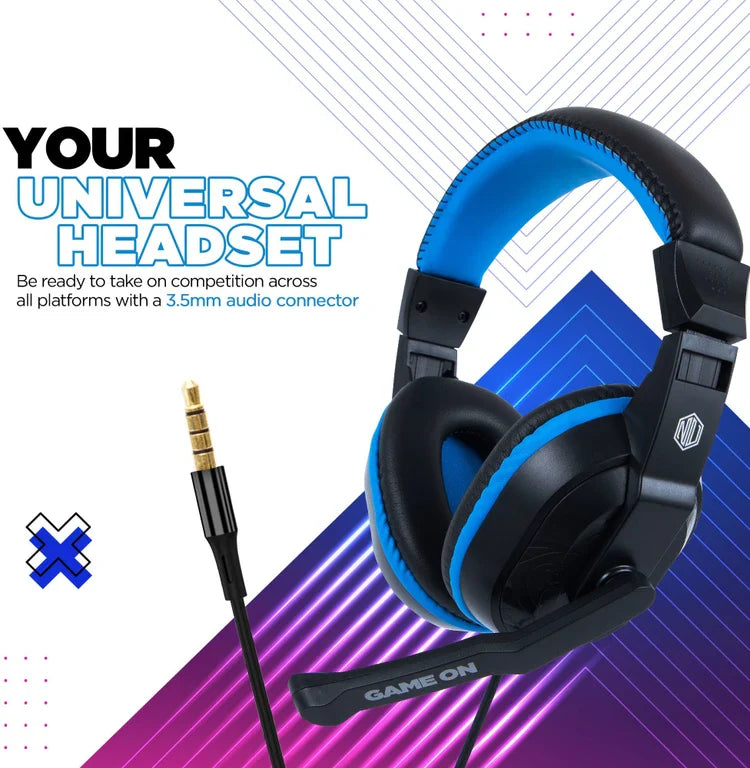 Universal Gaming Headset with Mic – 3.5mm Audio Jack